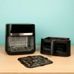 ⁦Solac Air Fryer Digital 8 Liter 1800 Watt Black FA1801⁩ - الصورة ⁦5⁩