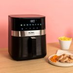 ⁦Solac – Hot air fryer Léviter Gourmet G55 | 5,5L | 8 programmes | Digital display⁩ - الصورة ⁦2⁩