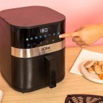 ⁦Solac – Hot air fryer Léviter Gourmet G55 | 5,5L | 8 programmes | Digital display⁩ - الصورة ⁦3⁩