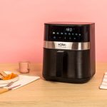 ⁦Solac – Hot air fryer Léviter Gourmet G55 | 5,5L | 8 programmes | Digital display⁩ - الصورة ⁦5⁩