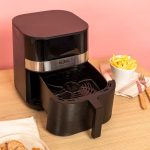 ⁦Solac – Hot air fryer Léviter Gourmet G55 | 5,5L | 8 programmes | Digital display⁩ - الصورة ⁦7⁩
